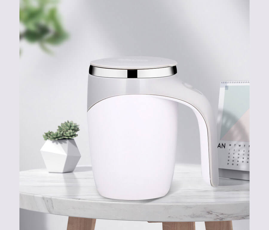 Taza Agitadora blanca